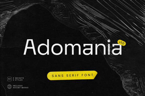 Adomania: A Modern Sans Serif Font for Digital Brands