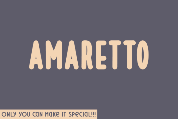Amaretto: A Unique Sans Serif Font for Makers