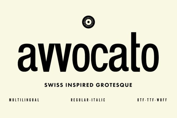 Avvocato Typeface: Minimalist Chic for Handmade Brands