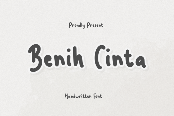 Benih Cinta: The Handwritten Sans Serif Font for Crafters