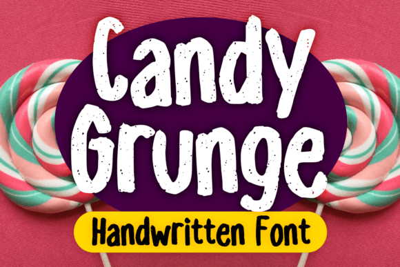 Candy Grunge: A Playful Sans Serif Font for Small Business Branding