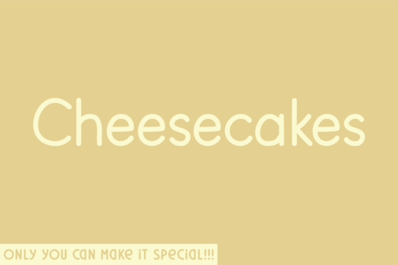 Cheesecakes: A Unique Sans Serif Font for Editorial Design