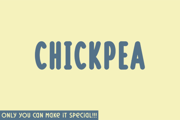 Chickpea Font: A Fresh Typeface for Brands