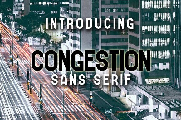 Congestion: The Sans Serif Font That Elevates Your Brand