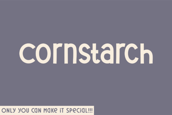 Cornstarch Font: A Designer’s Take on Clean Sans Serif Branding