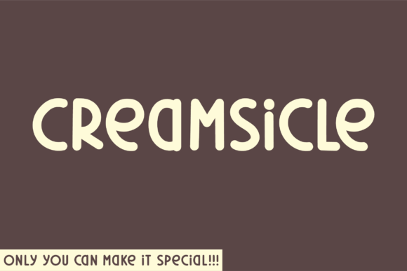 Creamsicle: A Unique Sans Serif Font for Modern Branding
