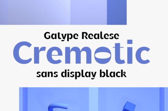 Cremotic Font: A Bold Sans Serif for Modern Branding