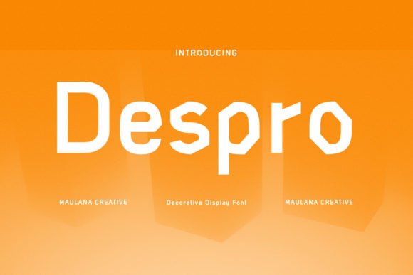 Despro Typeface: A Playful Sans Serif for Bold Brands