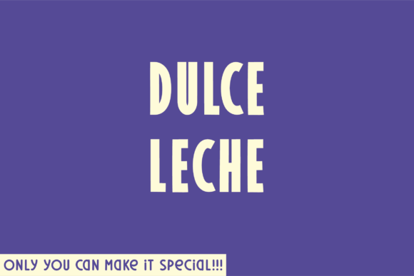 Dulce Leche: A Soft Sans Serif Font for Editorial Design