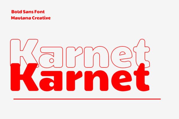 Karnet: A Modern Sans Serif Typeface for Digital Design