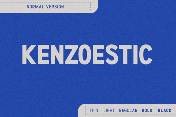 Kenzoestic: A Minimalist Sans Serif Font for Editorial Design