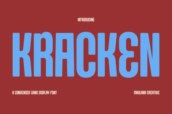 Kracken Font Review: A Bold Sans Serif for Campaigns