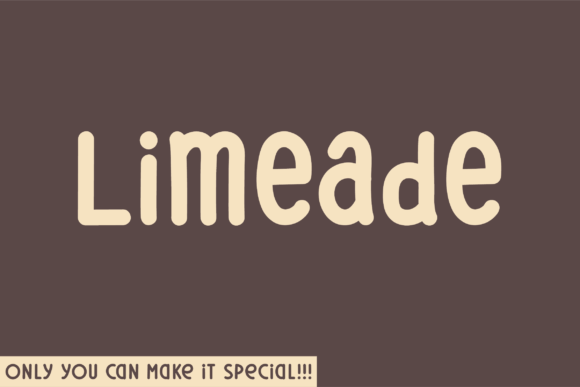 Limeade: A Zesty Sans Serif for Bold Branding
