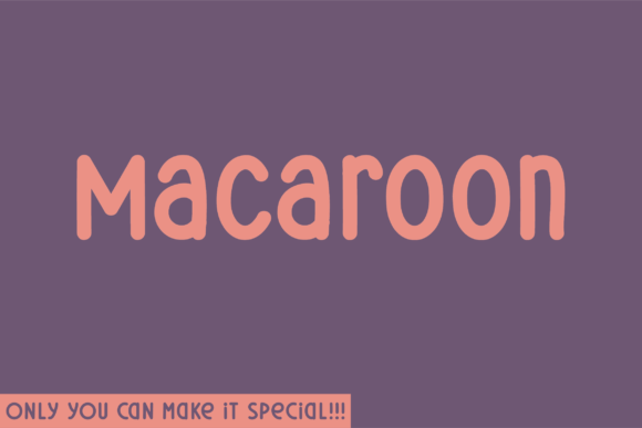 Macaroon: A Unique Sans Serif Font for Crafters