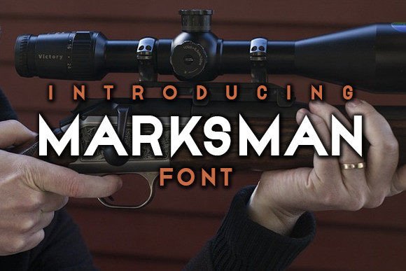 Marksman: A Clean Sans Serif Typeface for Modern Editorial Design