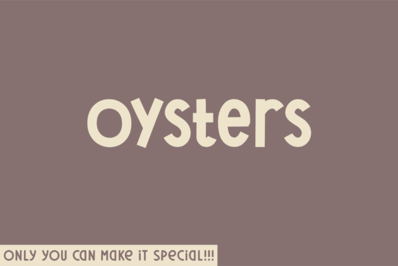 Oysters Font Review: A Unique Sans Serif for Bold Branding