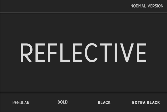 Reflective: A Premium Sans Serif Font for Modern Web Design