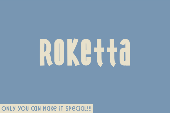 Roketta: A Unique Sans Serif Font for Marketers