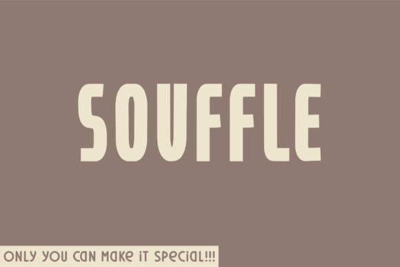 Souffle: A Natural Sans Serif Font for Editorial Design