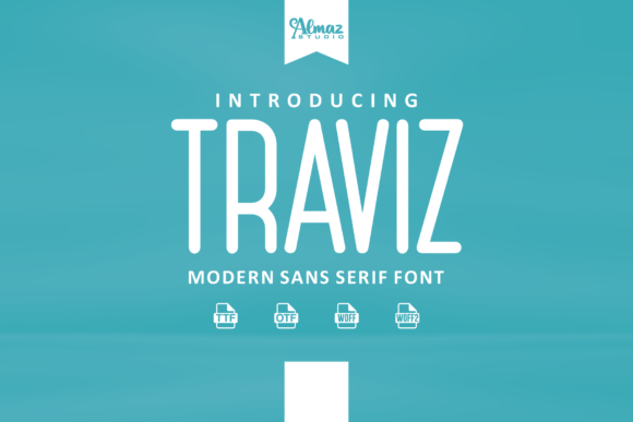 Traviz Typeface: Compact Power for Modern Brand Identity
